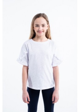 TopHat белая футболка для девочки 20501